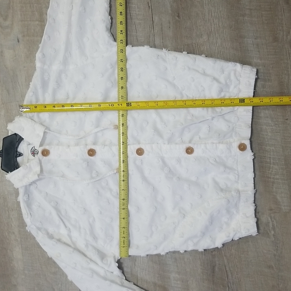 Produce Company - Off-White Textured Button Up Jacket - Picture 11 of 12